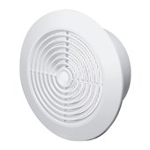 DEN BRAVEN Mřížka stropní kruhová pr. 177/125mm bílá VE1154